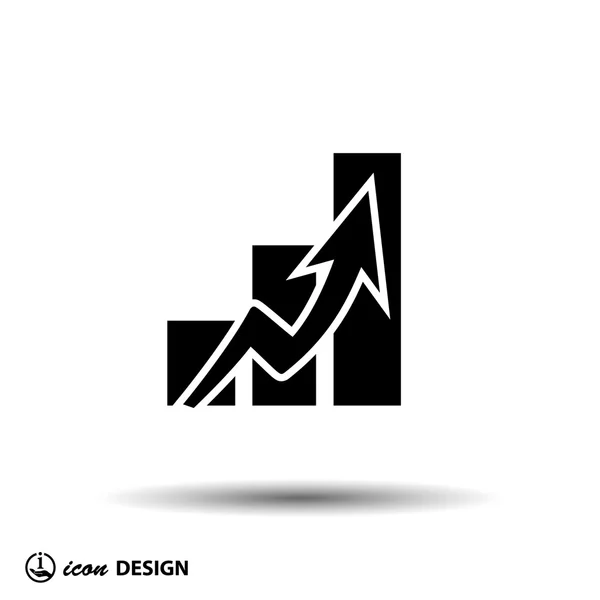 Resim Grafik ok ile — Stok Vektör