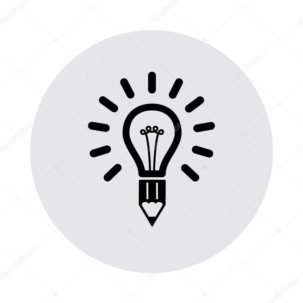 Pictograph of light bulb