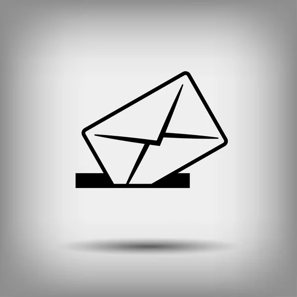 Pittogramma dell'icona della posta — Vettoriale Stock