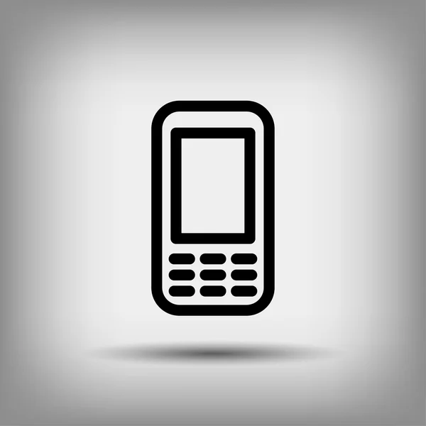Pictografía del teléfono móvil — Vector de stock