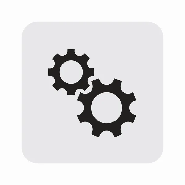 Pictograph of cogwheel gears — Stock Vector