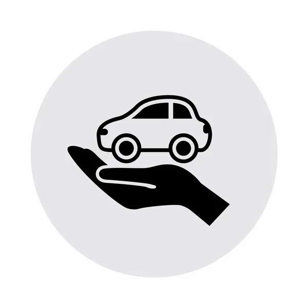 車のアイコンの絵文字 — ストックベクタ