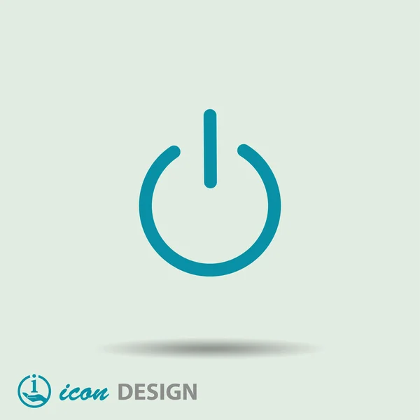Ikona napájení ikony — Stockový vektor