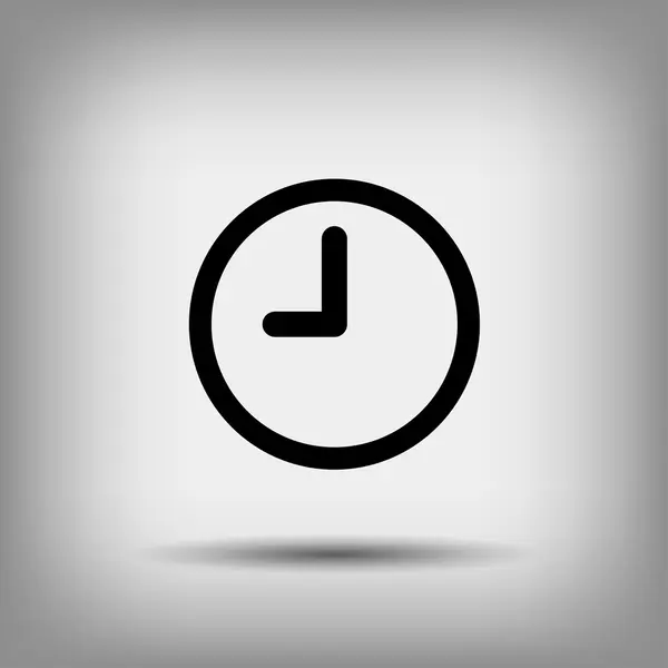 Pictografía del reloj con flechas — Vector de stock