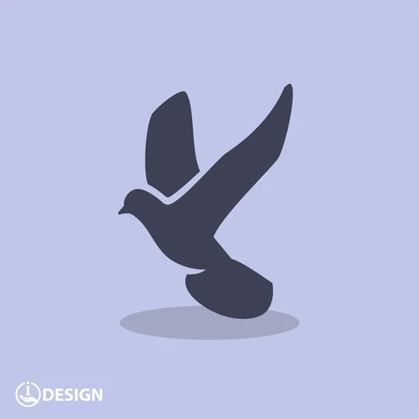 Pictograph voor vogel icon — Stockvector