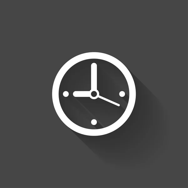 Pictografía del reloj con flecha — Vector de stock