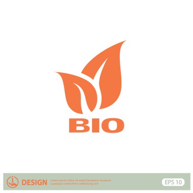 Eko işareti yaprakları ile