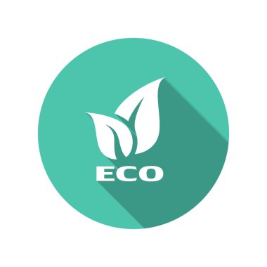 Eko işareti yaprakları ile