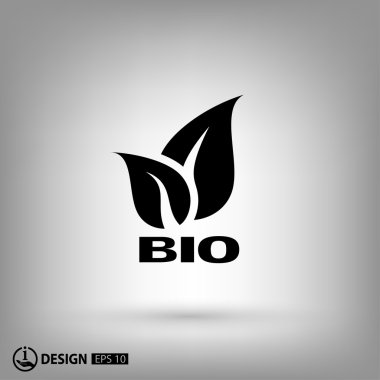 Eko işareti yaprakları ile