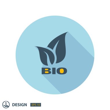 Eko işareti yaprakları ile