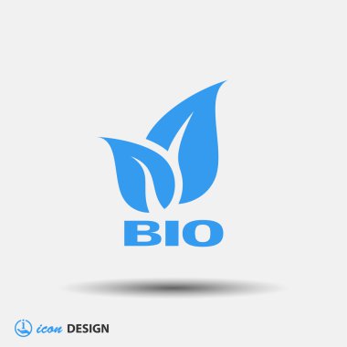 Eko işareti yaprakları ile