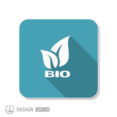 Eko işareti yaprakları ile