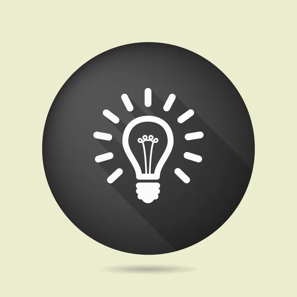 Pictogramme de l'ampoule — Image vectorielle