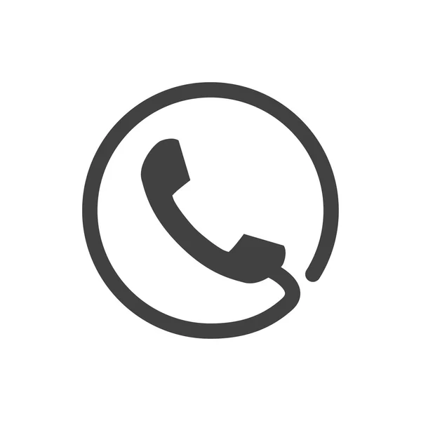 Pictograph van telefoonpictogram — Stockvector