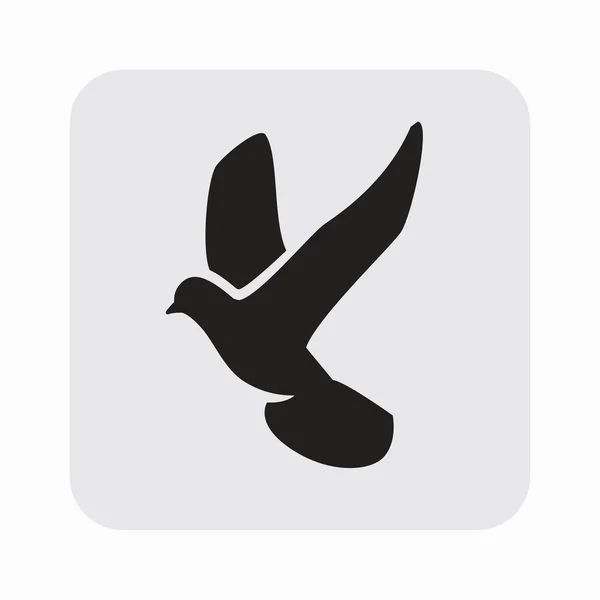 Piktogramm des Vogelsymbols — Stockvektor