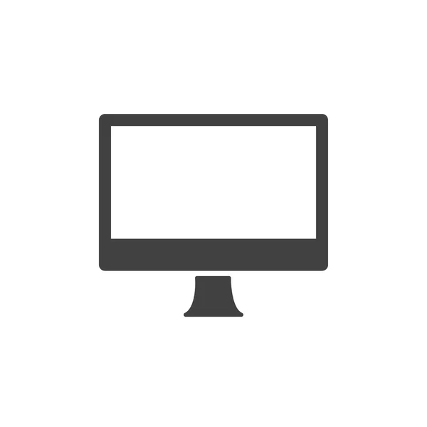 Ikona obrazovky počítače — Stockový vektor
