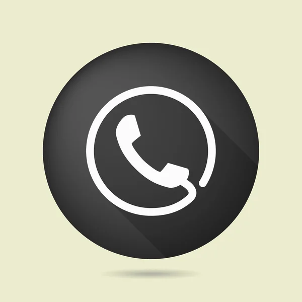 Pictograph van telefoonpictogram — Stockvector