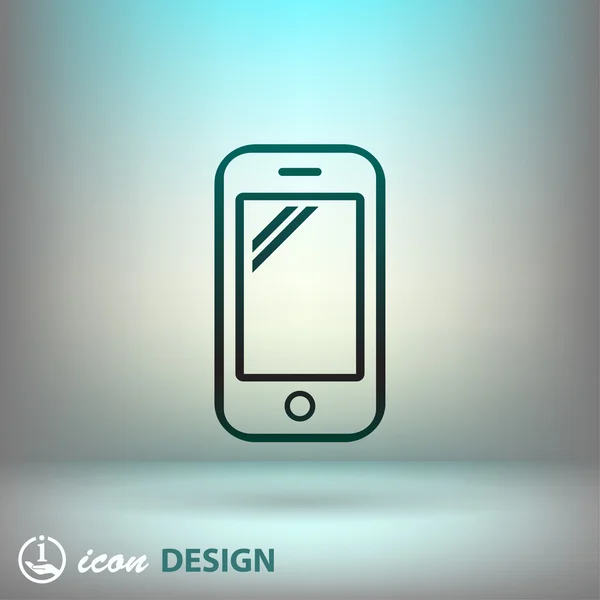 Pictografía del teléfono móvil — Archivo Imágenes Vectoriales