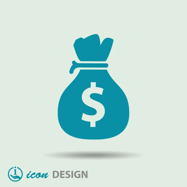 Pictograph of money icon — Stock Vector