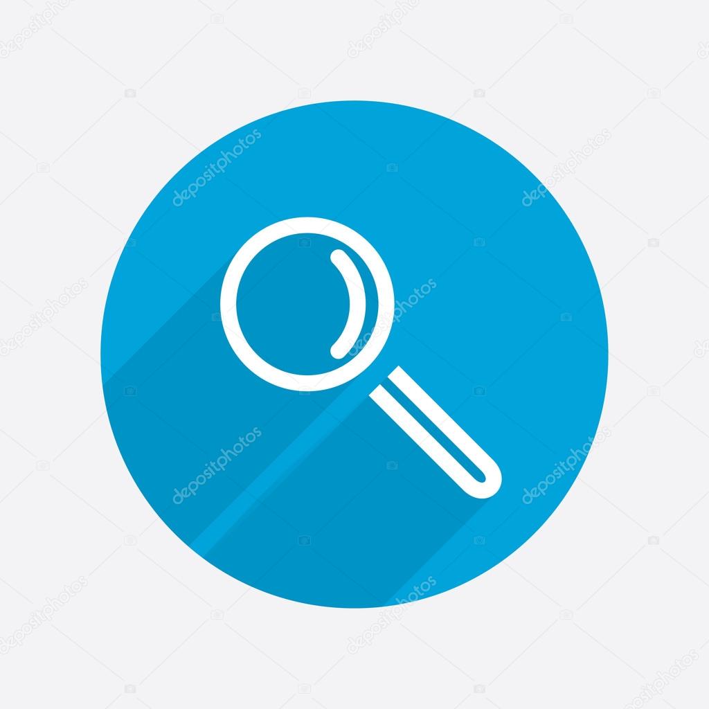 Pictograph of magnifying glass