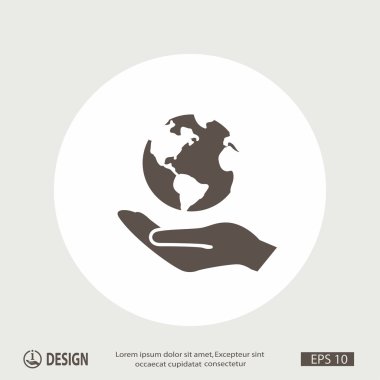 ekibimizi küre simgesi