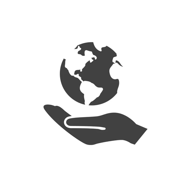 Pictograph of globe  icon — Stock Vector