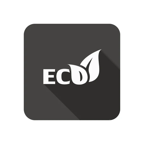 Pictograph of eco icon — Stock Vector