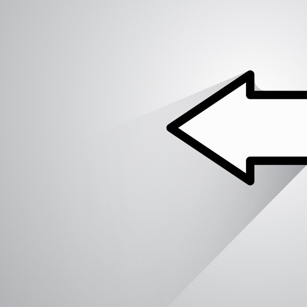 Pictograph of arrow sign