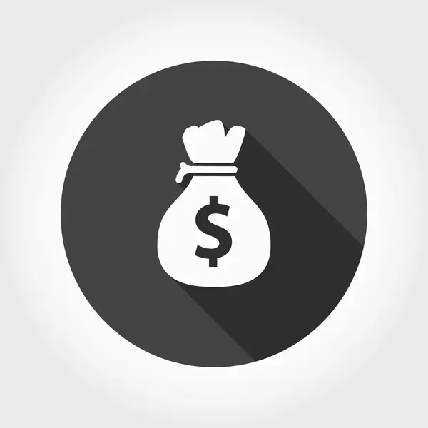 Pictografía del icono del dinero — Vector de stock