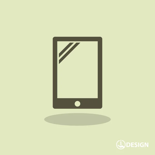 Pictogramme de l'icône tablette — Image vectorielle