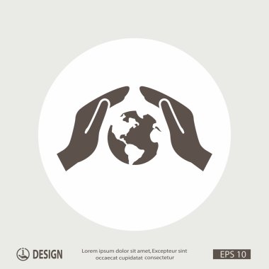 ekibimizi küre simgesi