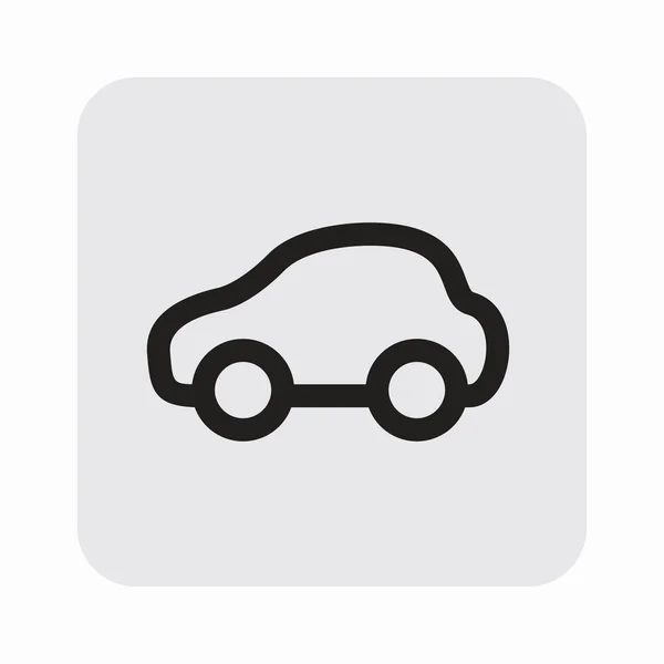 Pictografía del icono del coche — Vector de stock