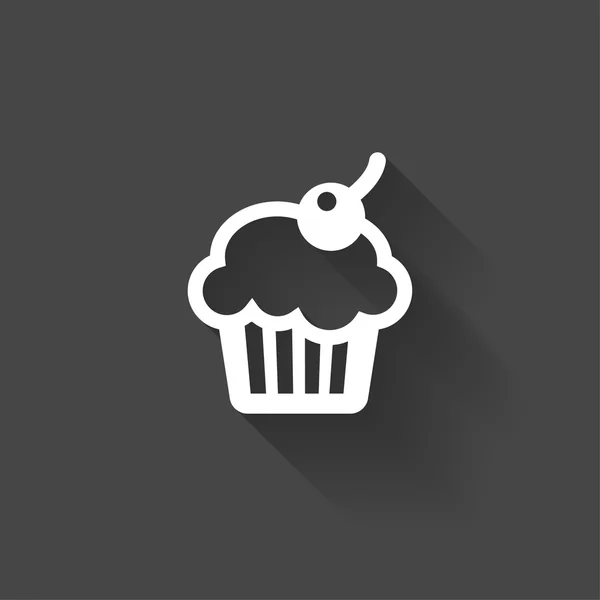 Pictografía del icono de la torta — Vector de stock