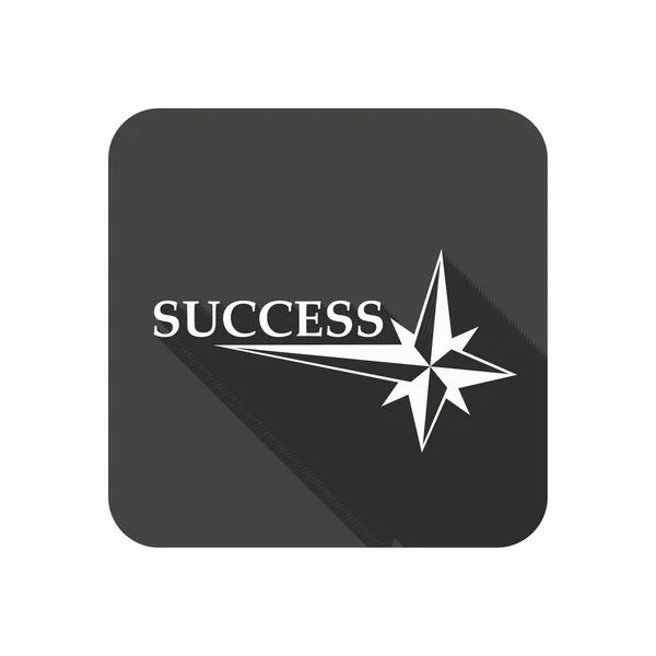 Pictograph of success icon — Stock Vector