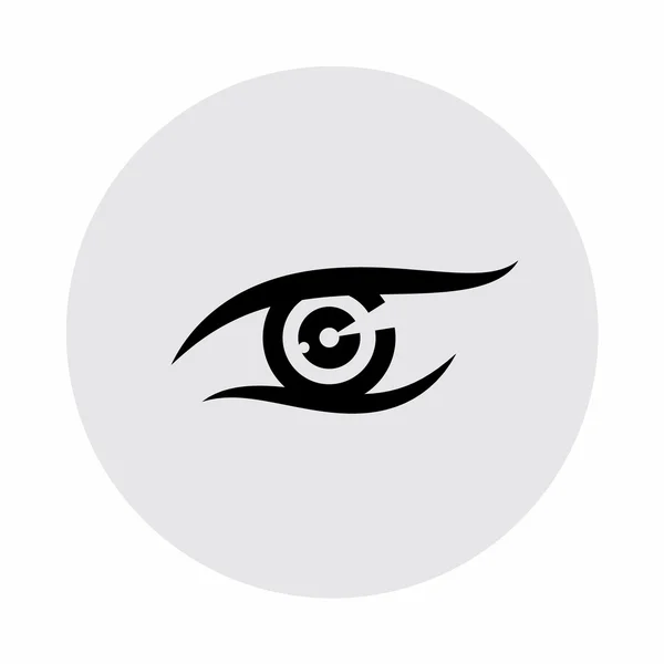 Pictograph of eye icon — Stock Vector