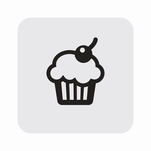 Pictografía del icono de la torta — Vector de stock