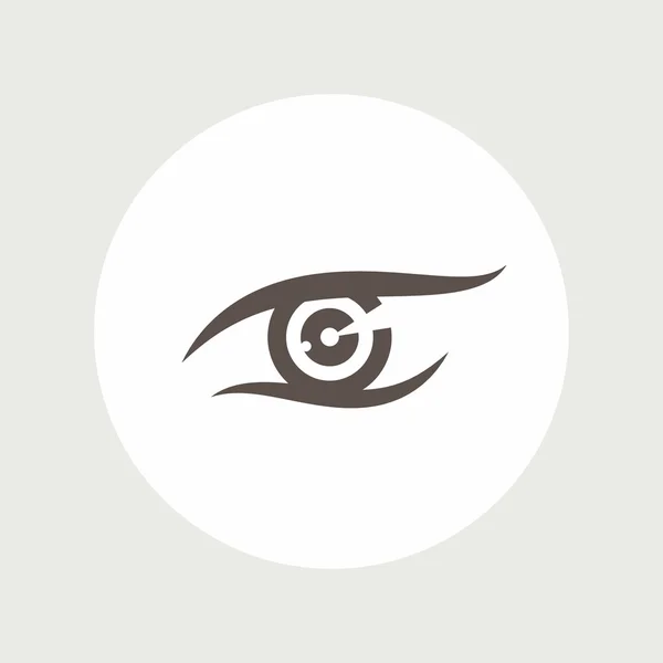 Pictograph van oogpictogram — Stockvector