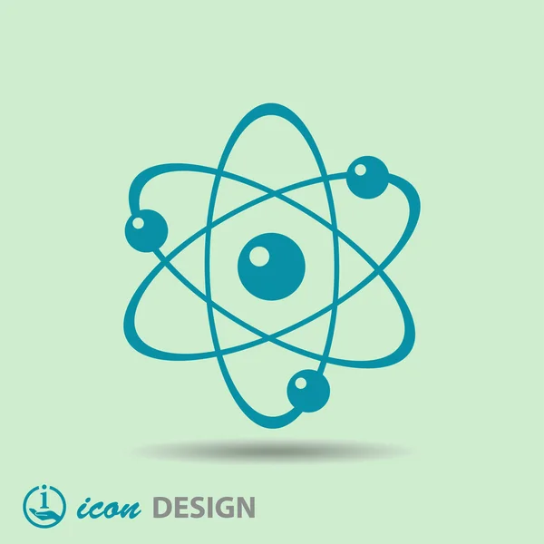 Ekibimizi atom simgesinin — Stok Vektör