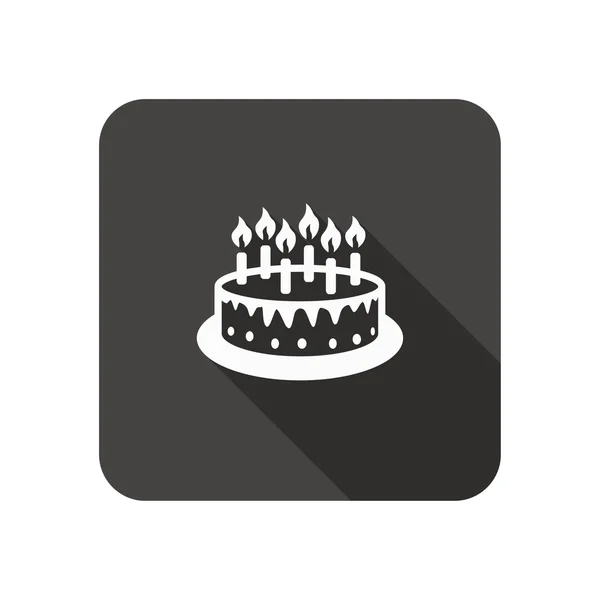 Pictograph of cake icon — Stock Vector