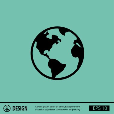 ekibimizi küre simgesi