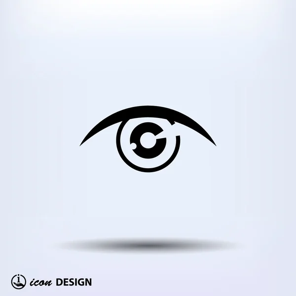 Pictografía del ojo abstracto — Vector de stock