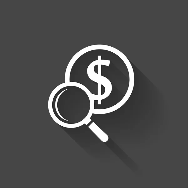 Pictograph av pengar-ikonen — Stock vektor