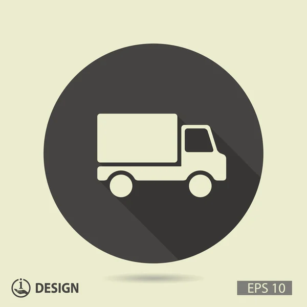 Ikony Symbols ciężarówka ikona — Wektor stockowy