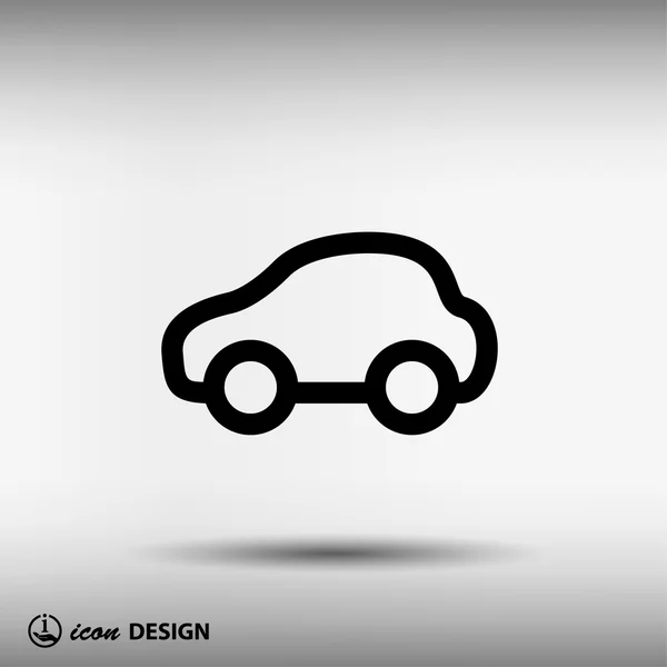 Pictograph of car icon — Stock Vector