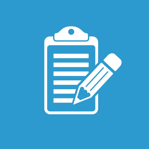 Notizliste und Stift — Stockvektor