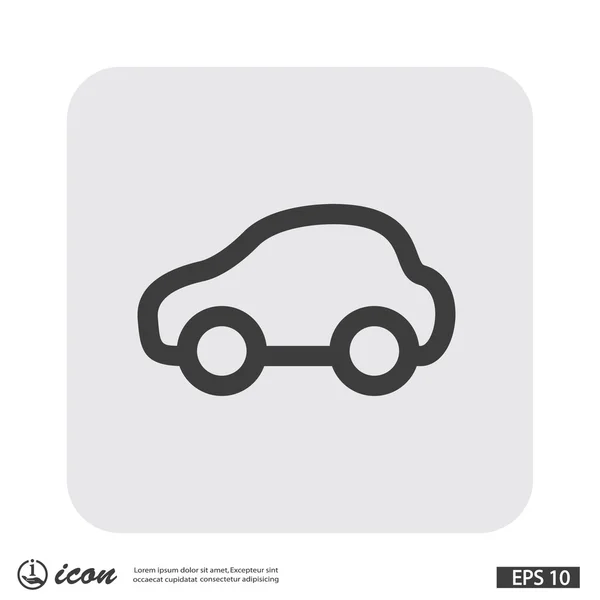 Pictograph van auto-pictogram — Stockvector