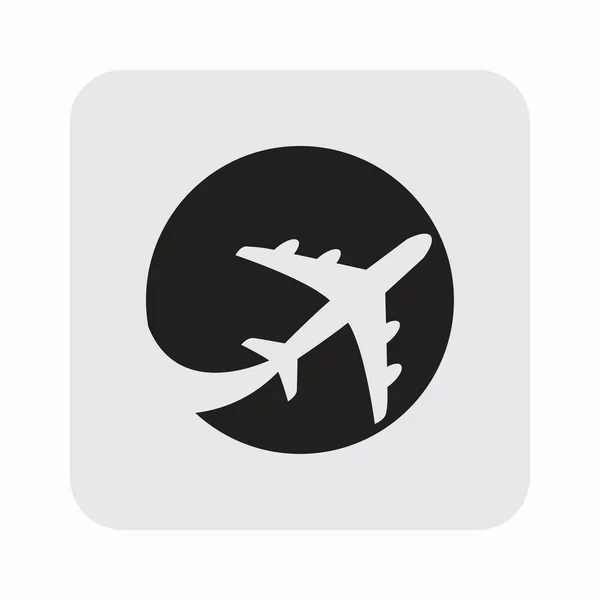 Pictograma do ícone do avião — Vetor de Stock