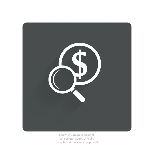 Pictografía del icono del dinero — Vector de stock