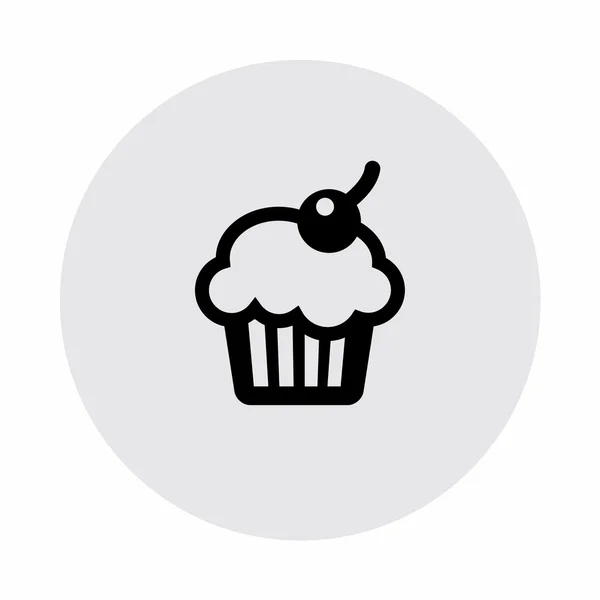 Pictografía del icono de la torta — Vector de stock