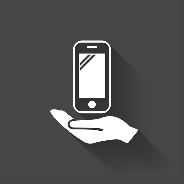Ikona mobilní ikony — Stockový vektor